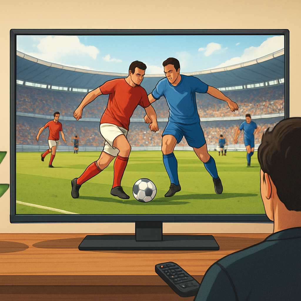 축구 중계 이미지