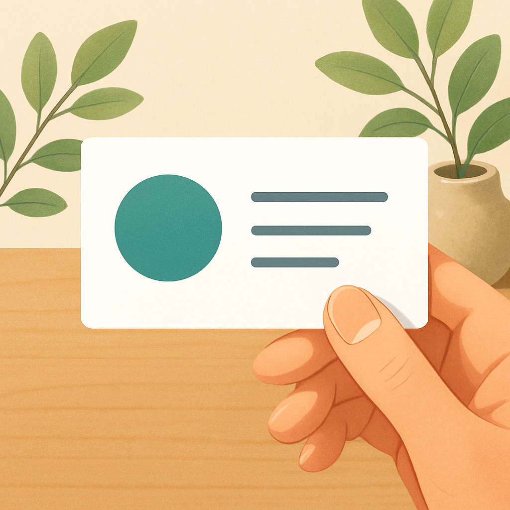 무료 모바일 명함 메인 이미지