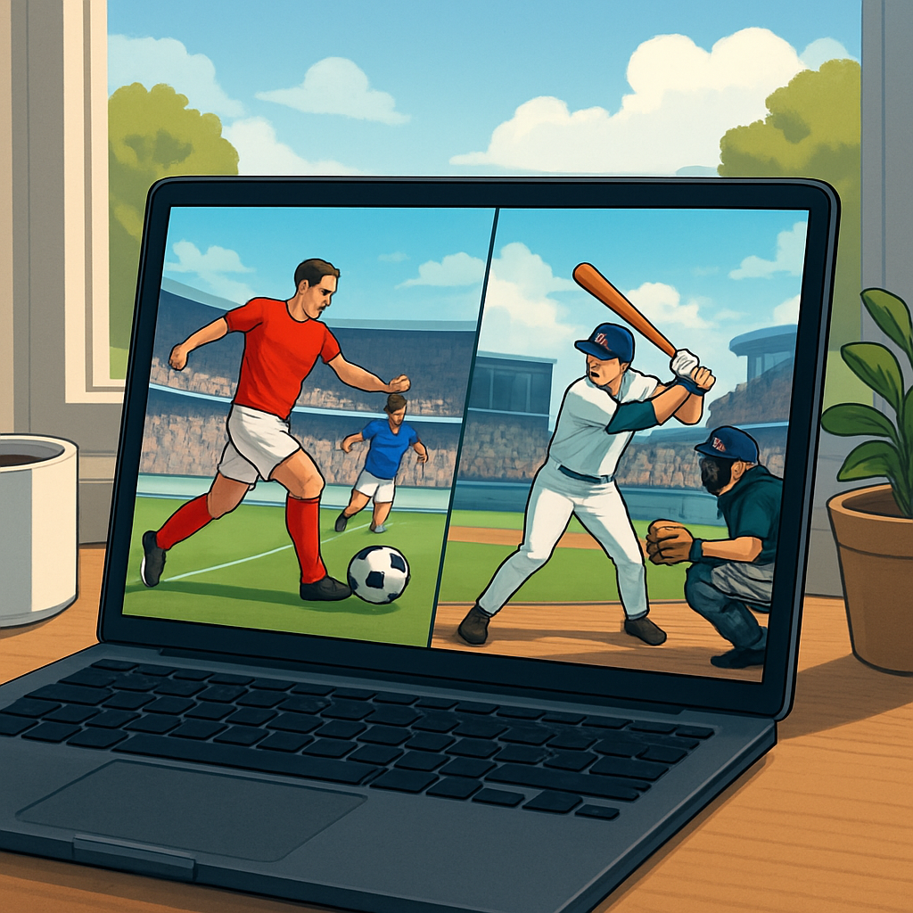 스포츠 중계 사이트 이미지