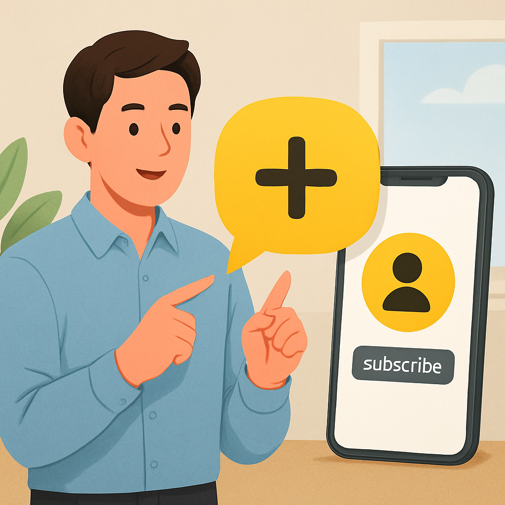카카오톡 채널 구독자 늘리기 이미지