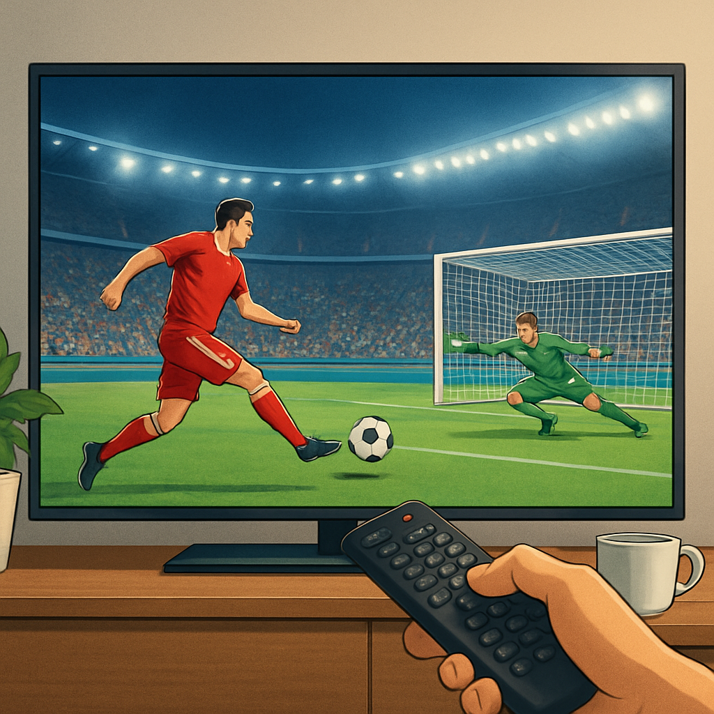 챔피언스리그 해외 중계 이미지