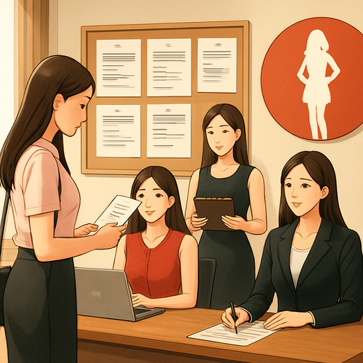 유흥업소 알바 채용 공고 모음과 지원 절차 이미지